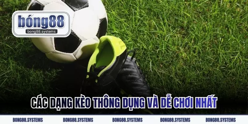 Các dạng kèo thông dụng và dễ chơi nhất