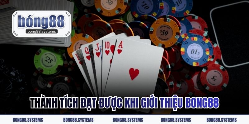 Thành tích đạt được khi giới thiệu BONG88